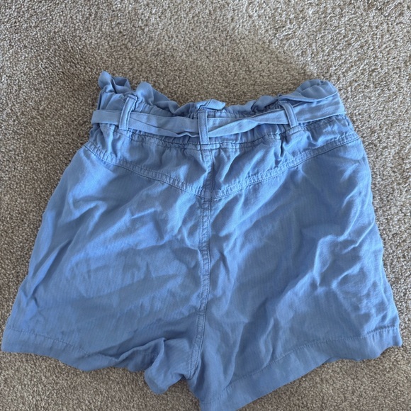 Thread & Supply Blue Paperbag Waist Shorts Size Small - Picture 4 of 4